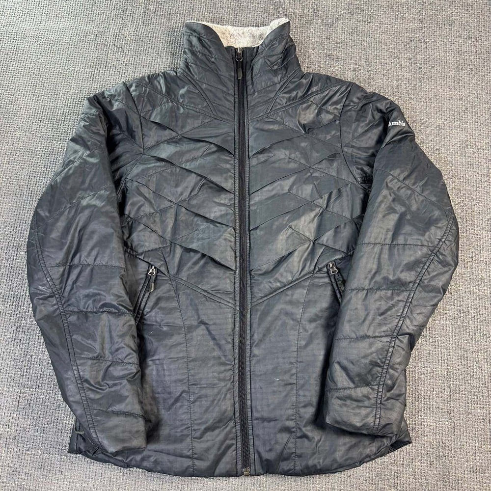 Columbia Mighty Lite III Jacket Womens S Black Omni-Heat Puffer